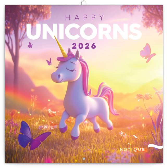 Presco Happy Unicorns Kalender 2026