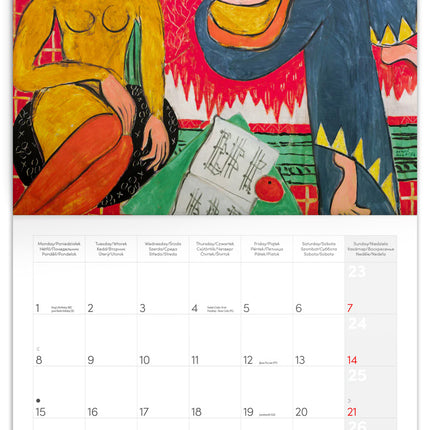 Presco Henri Matisse Kalender 2026