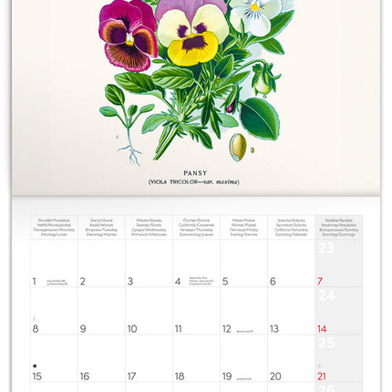 Presco Herbarium Kalender 2026