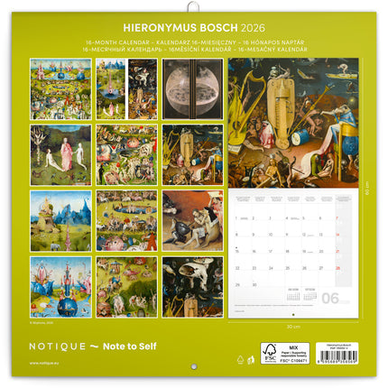 Presco Hieronymus Bosch Kalender 2026