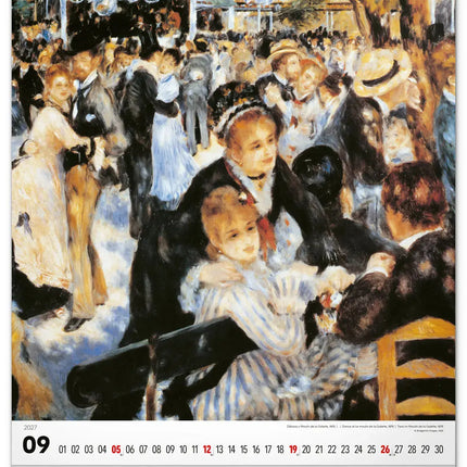 Presco Impressionism Kalender 2027 Groot
