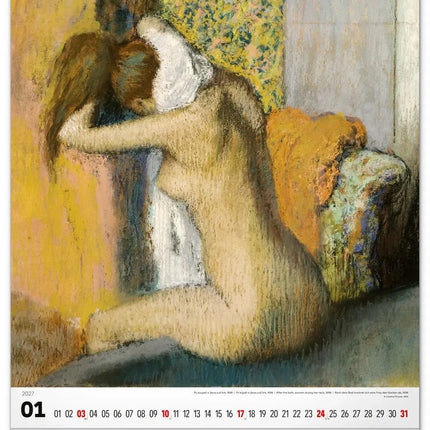 Presco Impressionism Kalender 2027 Groot