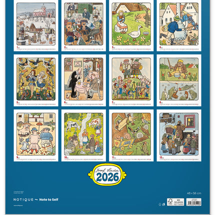 Presco Josef Lada Kalender 2026