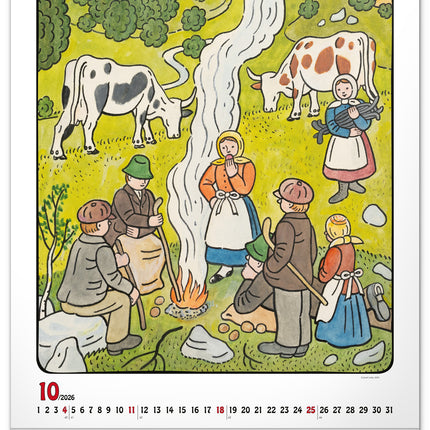 Presco Josef Lada Kalender 2026