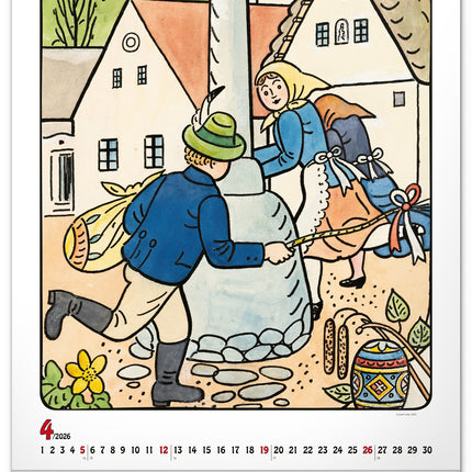 Presco Josef Lada Kalender 2026