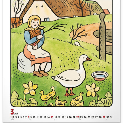 Presco Josef Lada Kalender 2026