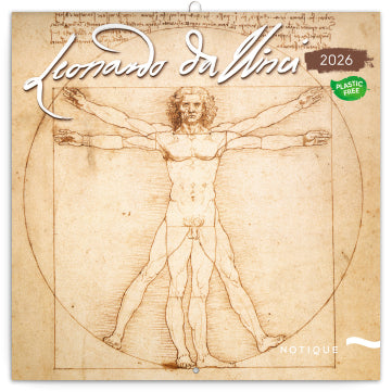 Presco Leonardo da Vinci Kalender 2026