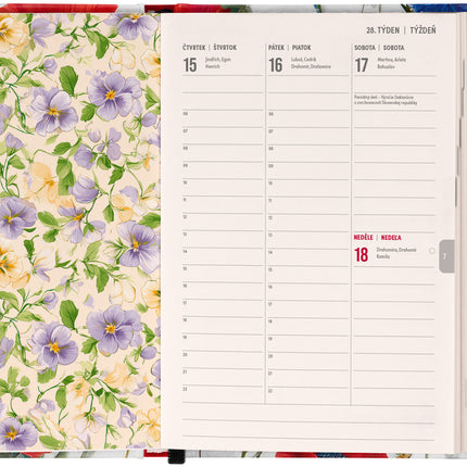 Presco Magnetische Weekplanner Poppies 2027