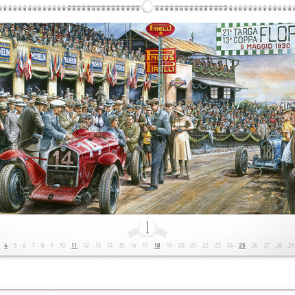 Presco Oldtimers Kalender 2026 Groot