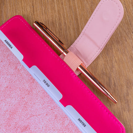 Presco Refill – Week Ringband Planner 2027, Blush Pink