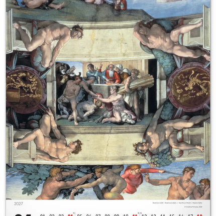 Presco Renaissance Kalender Groot 2027