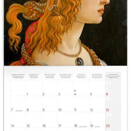 Presco Sandro Botticelli Kalender 2027