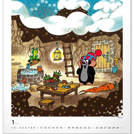 Presco The Little Mole Kalender 2027 Groot