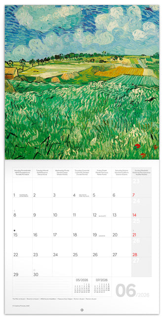 Presco Vincent van Gogh Kalender 2026