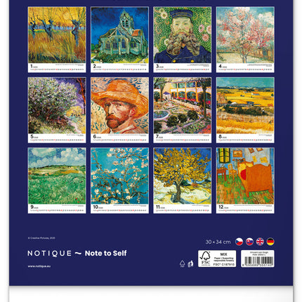 Presco Vincent van Gogh Kalender 2026