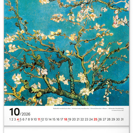 Presco Vincent van Gogh Kalender 2026