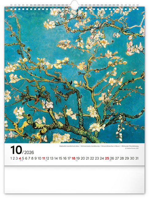 Presco Vincent van Gogh Kalender 2026