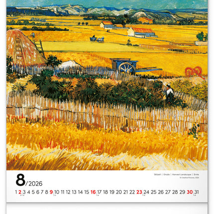 Presco Vincent van Gogh Kalender 2026