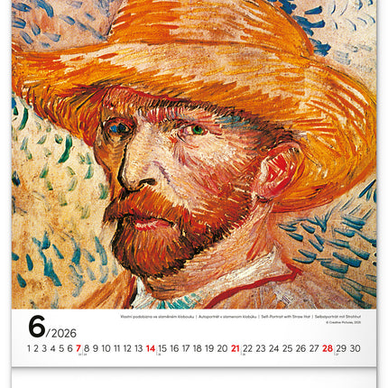 Presco Vincent van Gogh Kalender 2026