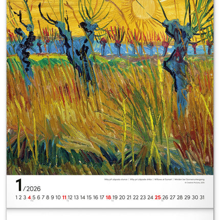 Presco Vincent van Gogh Kalender 2026