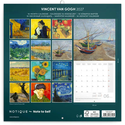Presco Vincent van Gogh Kalender 2027