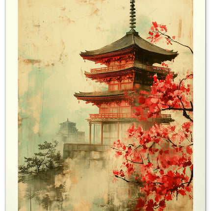 Presco Vintage Posters -Japanse Kunst Kalender 2026 Groot