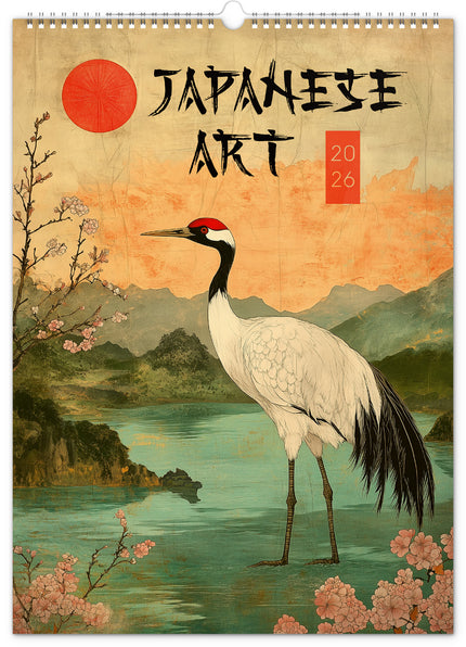 Presco Vintage Posters -Japanse Kunst Kalender 2026 Groot