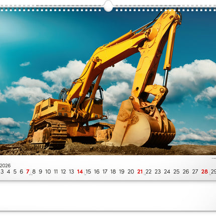 Presco Zware Machines Kalender 2026