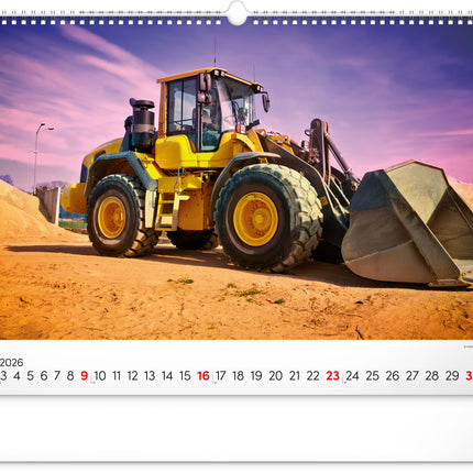 Presco Zware Machines Kalender 2026