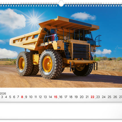 Presco Zware Machines Kalender 2026