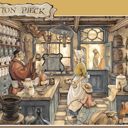 Puzzelman Anton Pieck Apotheek Puzzel 1000 Stukjes