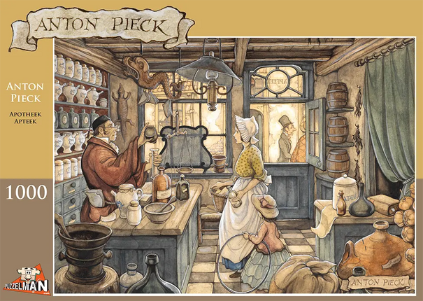 Puzzelman Anton Pieck Apotheek Puzzel 1000 Stukjes