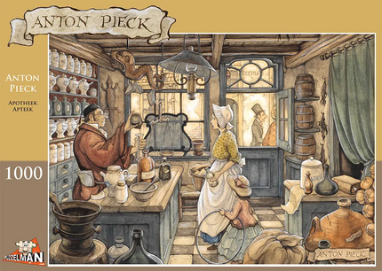 Puzzelman Anton Pieck Apotheek Puzzel 1000 Stukjes