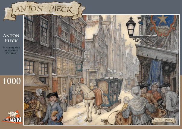 Puzzelman Anton Pieck Bakkerij de Star Puzzel 1000 Stukjes