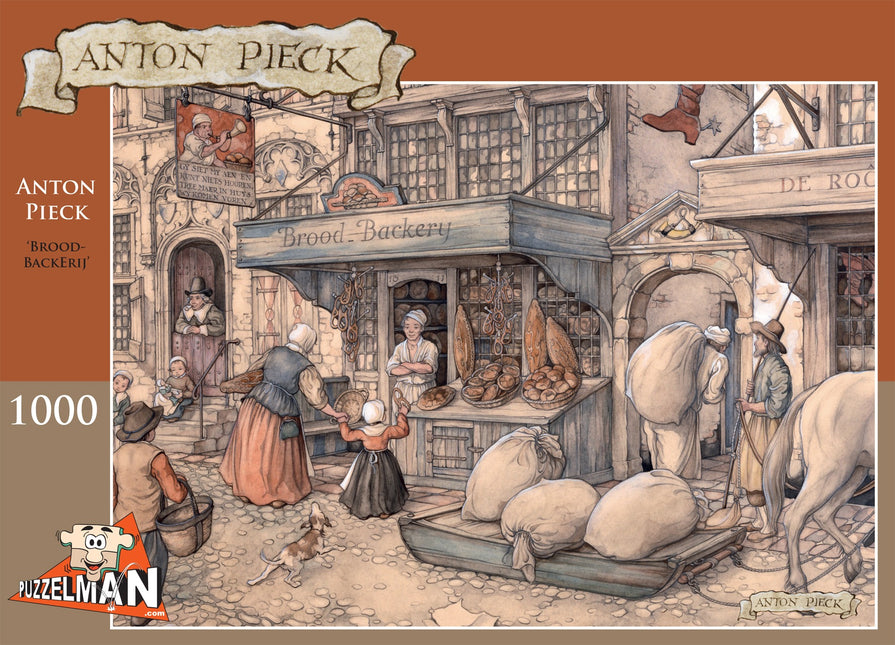 Puzzelman Anton Pieck Brood Backerij Puzzel 1000 Stukjes