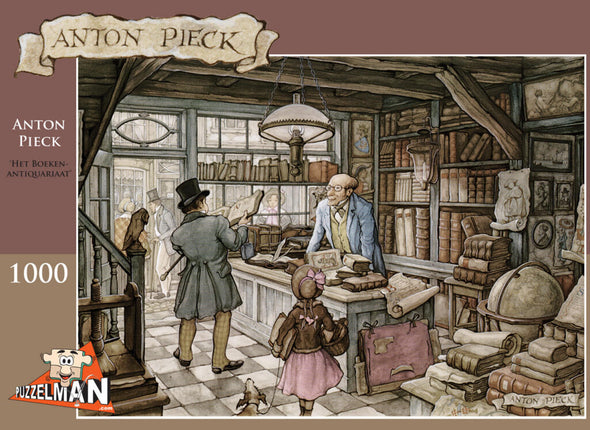 Puzzelman Anton Pieck Het Boekenantiquariaat Puzzel 1000 Stukjes
