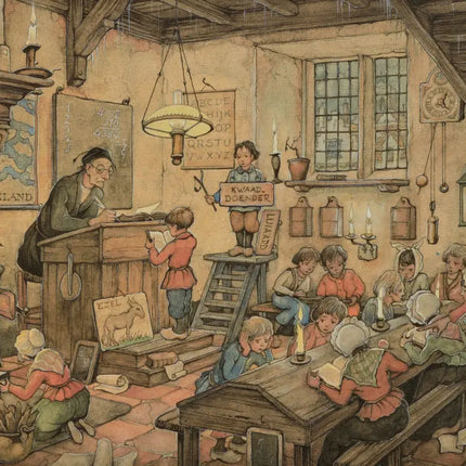 Puzzelman Anton Pieck Het Klaslokaal Puzzel 1000 Stukjes
