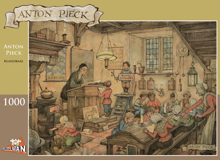 Puzzelman Anton Pieck Het Klaslokaal Puzzel 1000 Stukjes