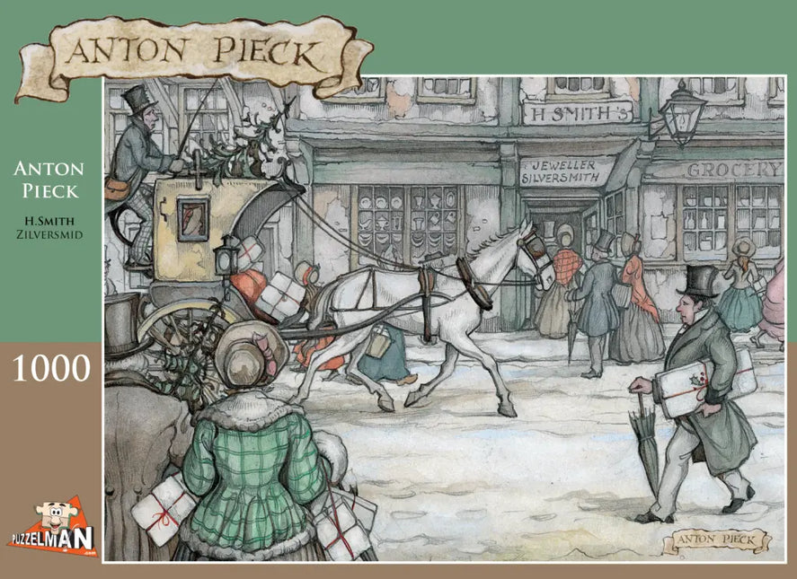 Puzzelman Anton Pieck H.Smith Zilversmid Puzzel 1000 Stukjes