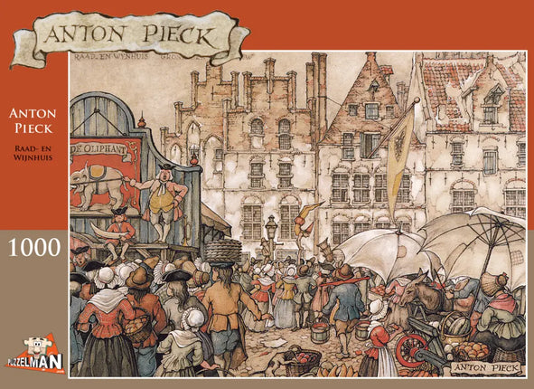 Puzzelman Anton Pieck Raad en Wijnhuis Puzzel 1000 Stukjes