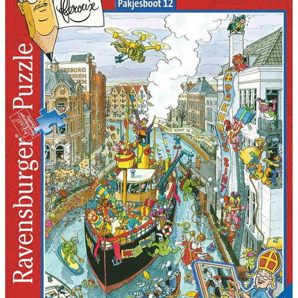 Ravensburger Fleroux Pakjesboot 12 Puzzel 1000 Stukjes