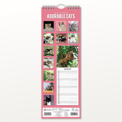 Red Robin Adorable Cats Slimline Kalender 2026