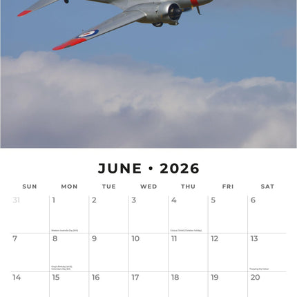 Red Robin Air Legends Kalender 2026