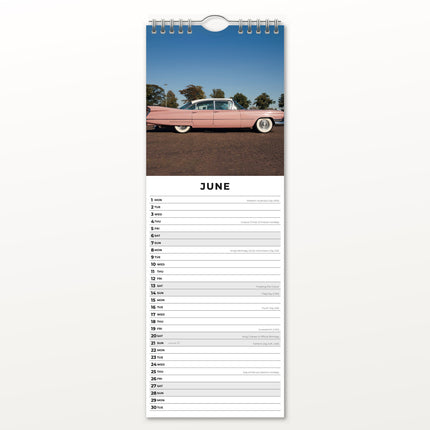 Red Robin American Classics Slimline Kalender 2026