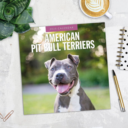 Red Robin American Pit Bull Terrier Kalender 2025
