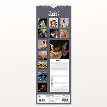 Red Robin Angels Slimline Kalender 2026