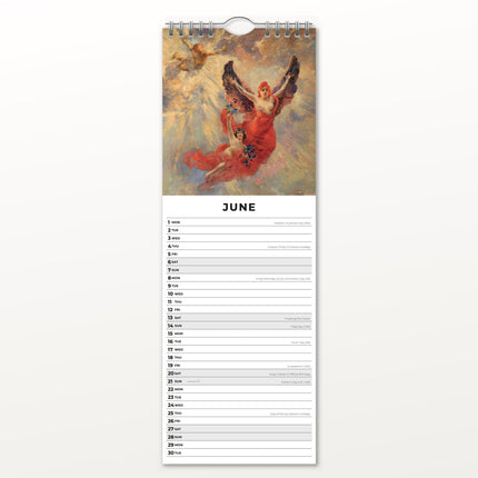 Red Robin Angels Slimline Kalender 2026