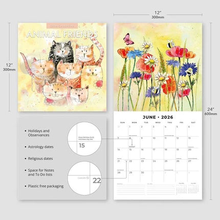 Red Robin Animal Friends Kalender 2026