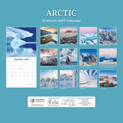 Red Robin Arctic Kalender 2027