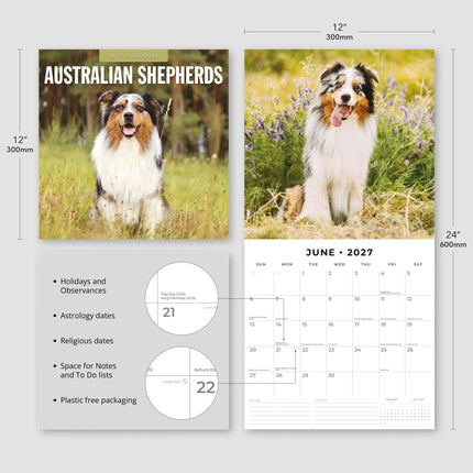 Red Robin Australian Shepherd Kalender 2027